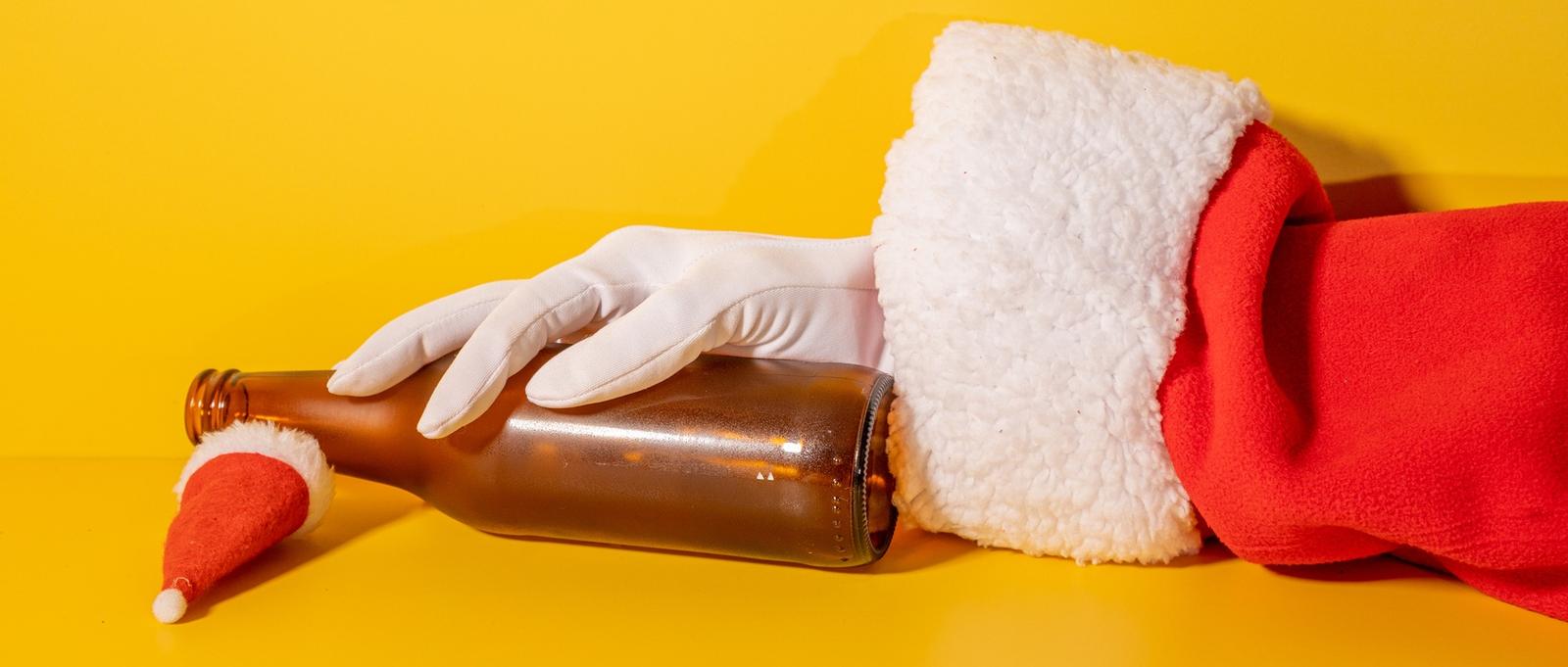 Wie man über Weihnachten und Neujahr weniger trinkt