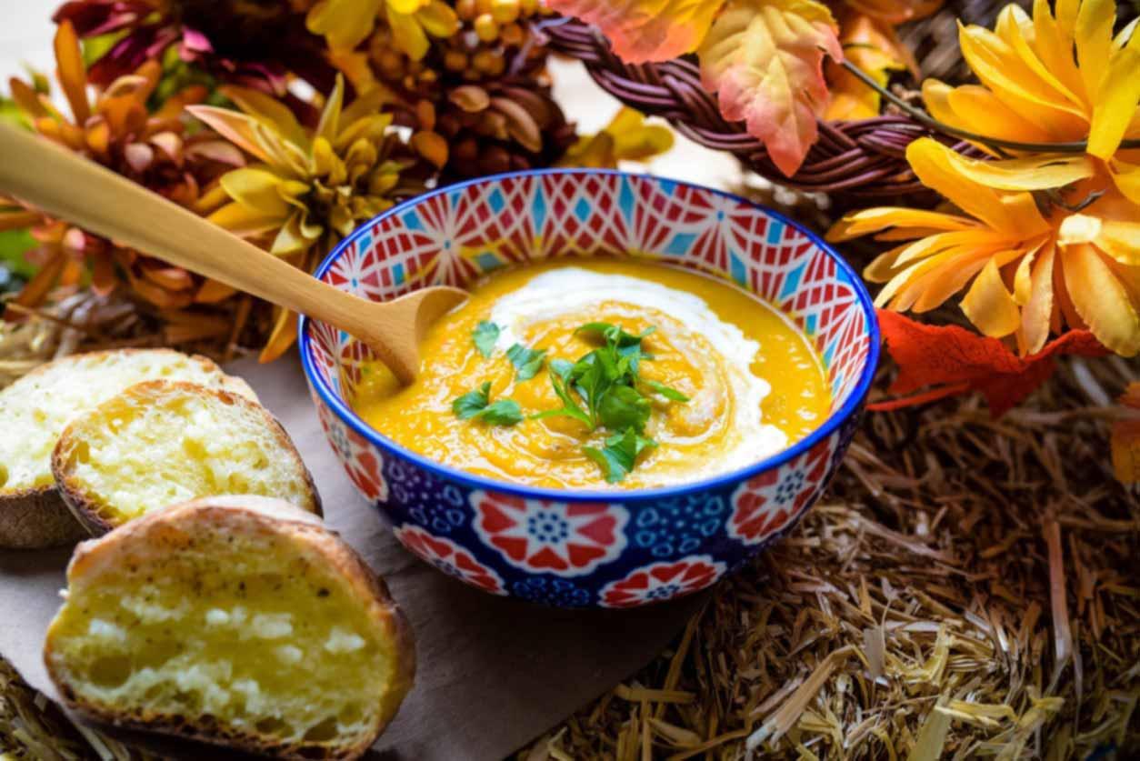 Butternusskürbis-Suppe