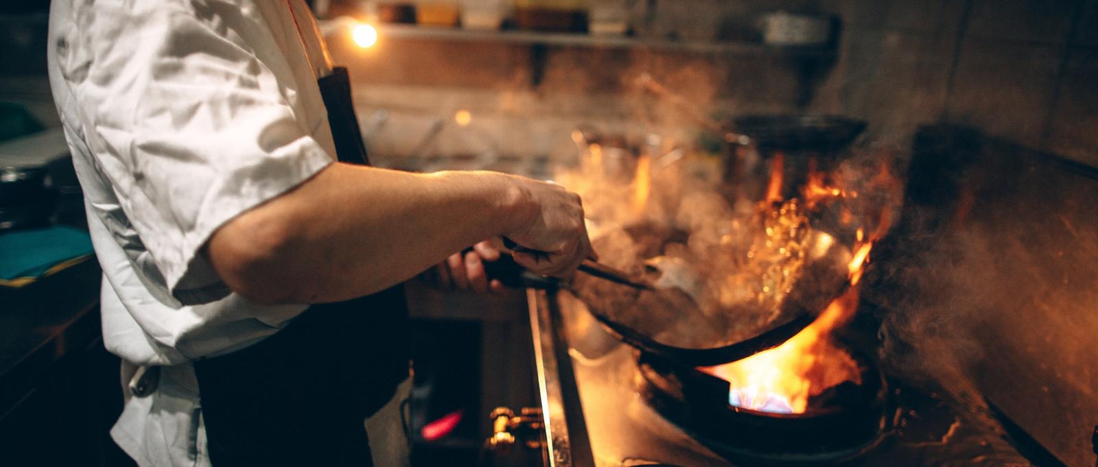Cooking food