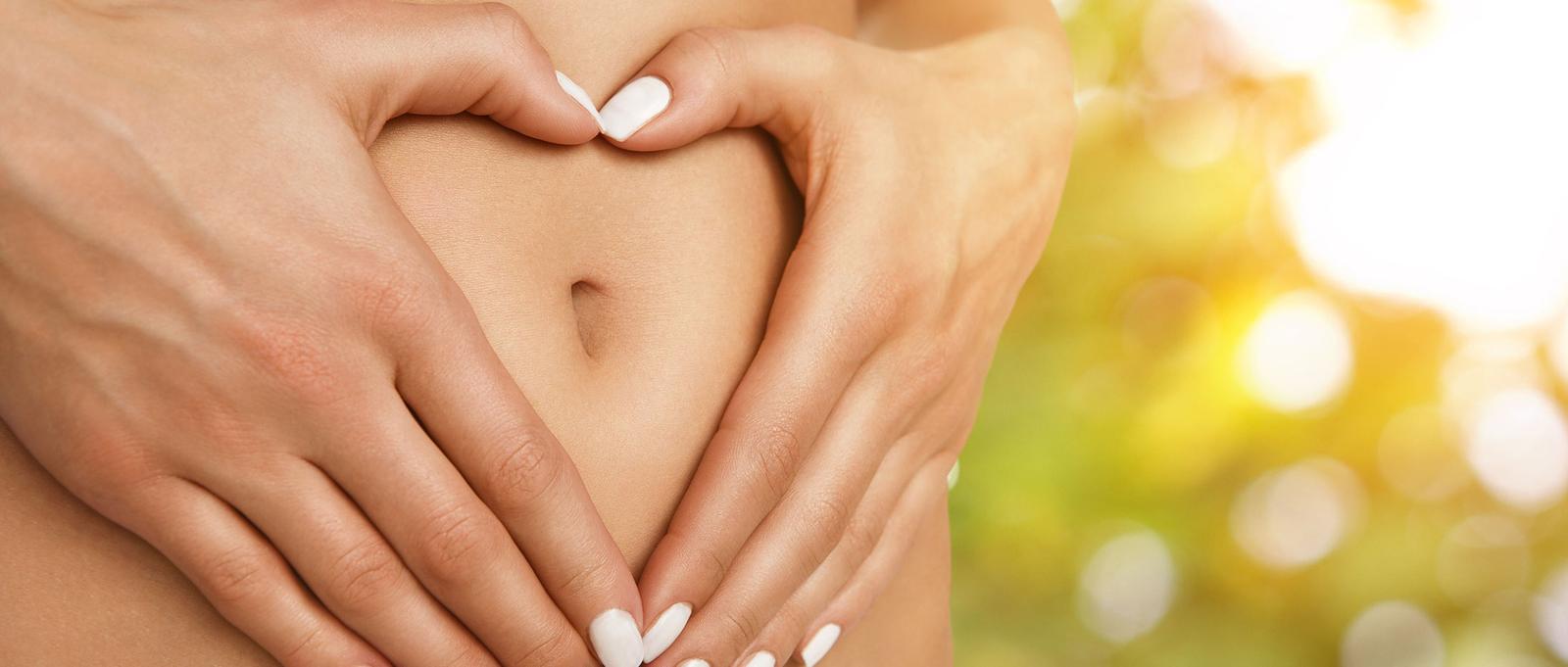 Glücklicher Bauch