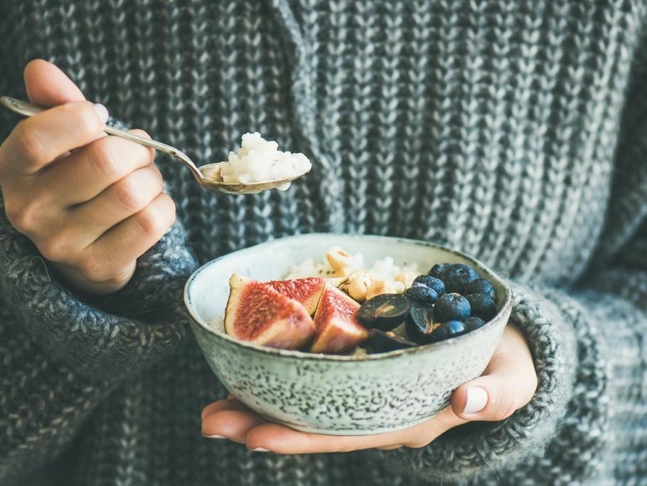 gesund lebende Lebensmittel