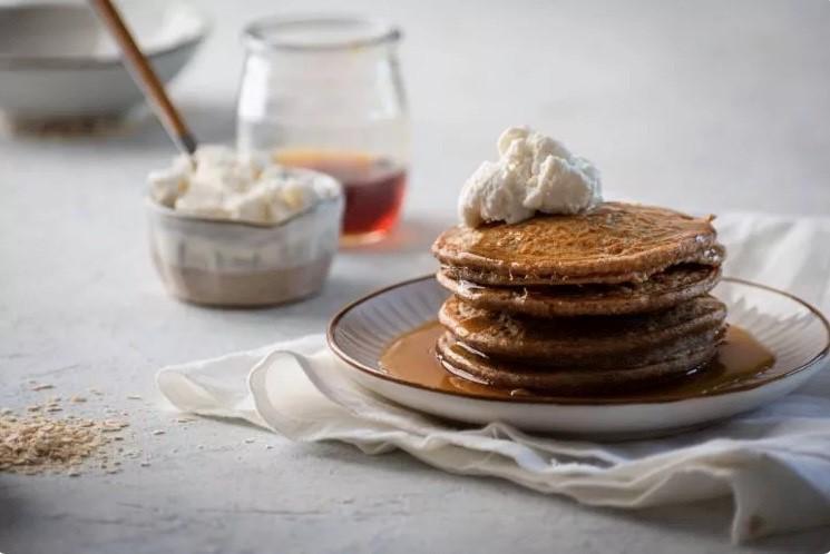 Protein-Hüttenkäse-Pfannkuchen