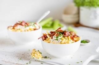 Loaded scrambled eggs