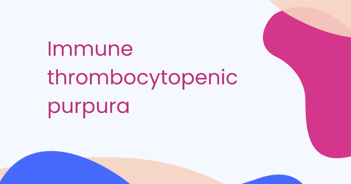 Immunthrombozytopenische Purpura