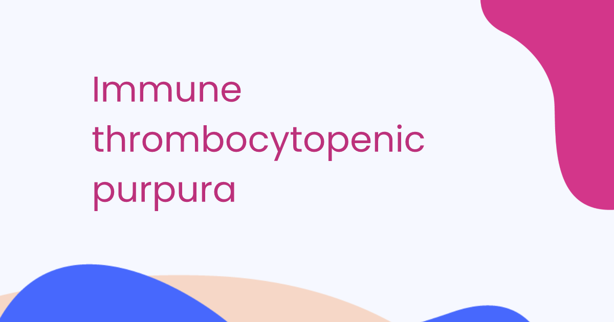 Immunthrombozytopenische Purpura