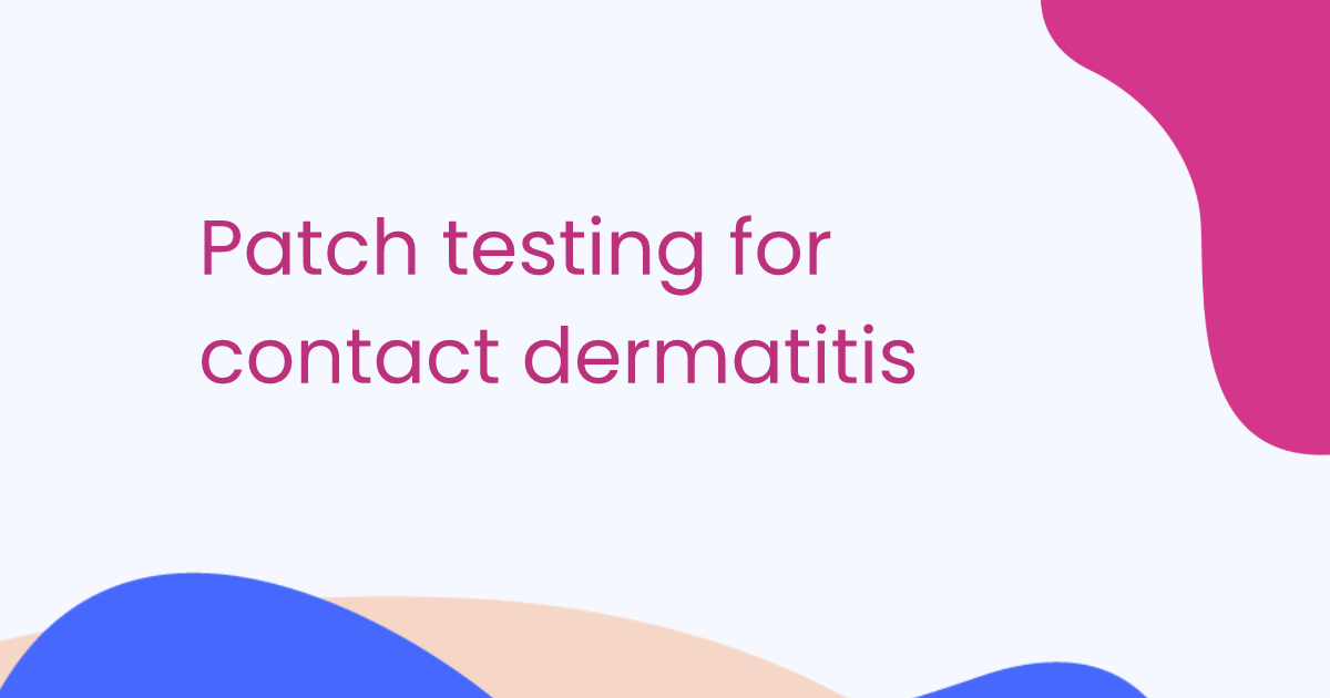 Patch-Tests für Kontaktdermatitis